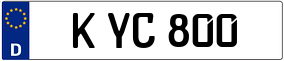 Truck License Plate